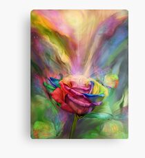 Healing Rose Metal Print