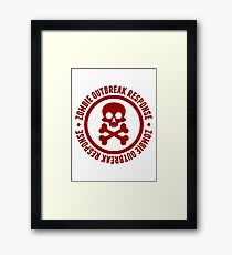 Zombie Outbreak II. Framed Print