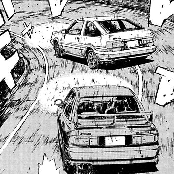 Initial D Manga Panel AE86 VS RX7 Tote Bag for Sale by GeeknGo