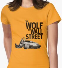 THE WOLF OF WALL STREET-LAMBORGHINI COUNTACH Women's Fitted T-Shirt