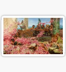 The Roses of Heliogabalus by Sir Lawrence Alma-Tadema Sticker