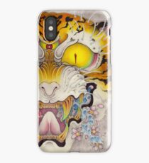 TIGER FACE Cloud and Wave, SAKURA iPhone Case