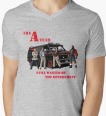 Camiseta para hombre de cuello en v El equipo A