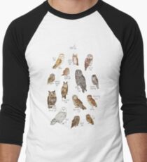 Owls Men's Baseball ¾ T-Shirt