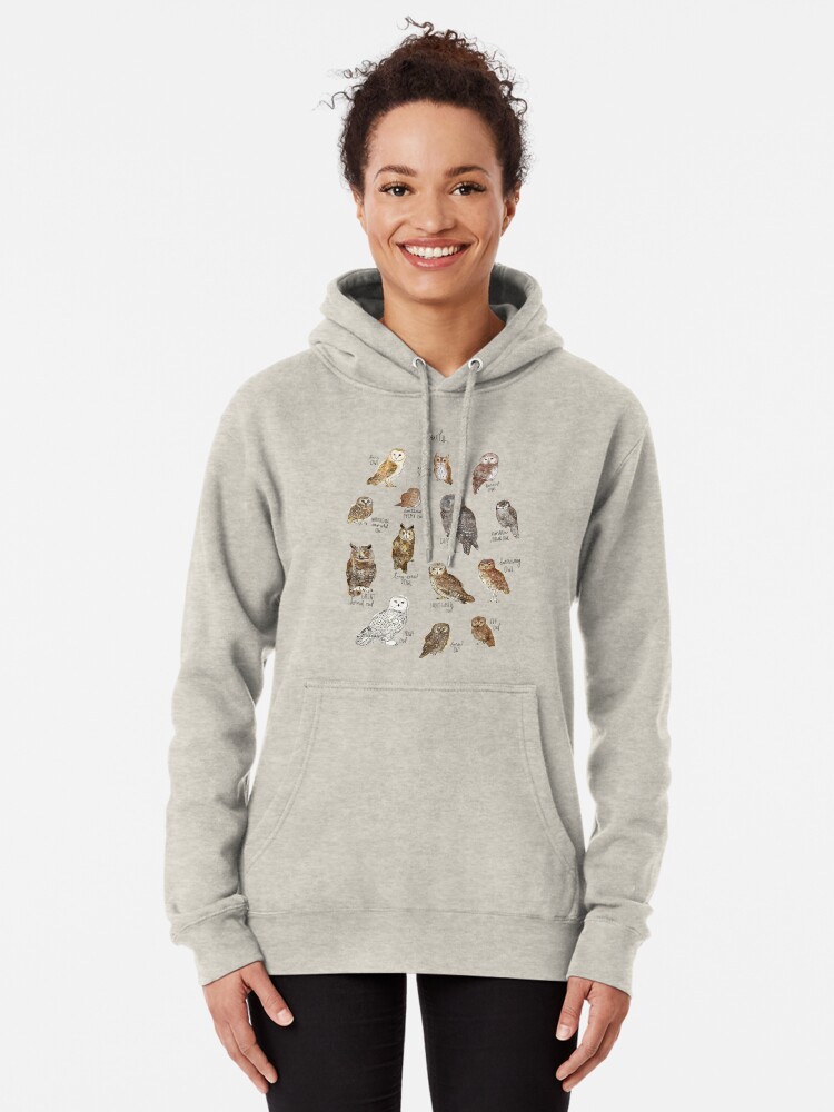 Alternate view of Owls Pullover Hoodie