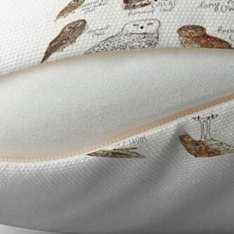 Alternate view of Owls Throw Pillow
