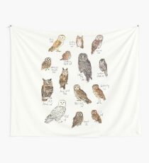 Owls Wall Tapestry