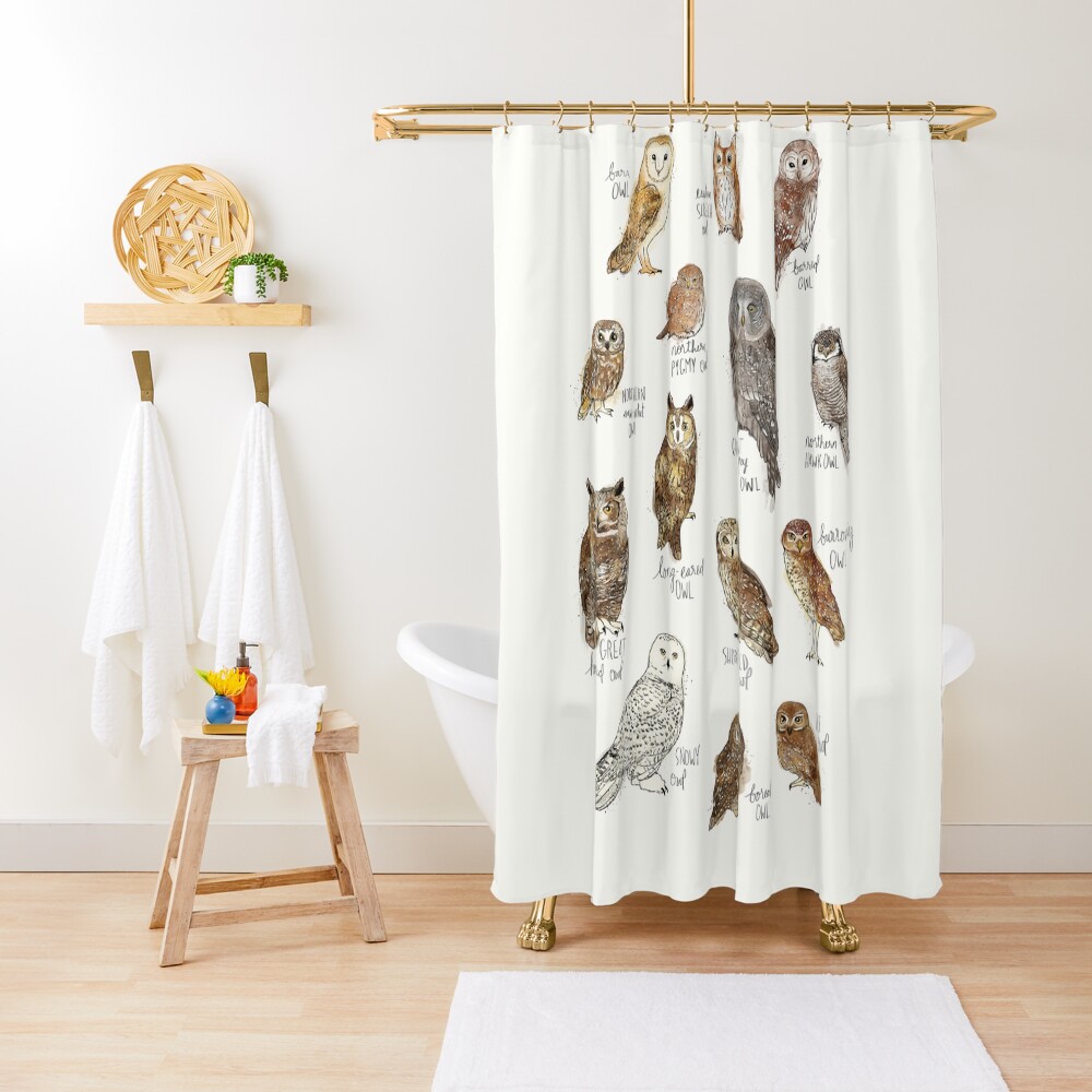 Owls Shower Curtain