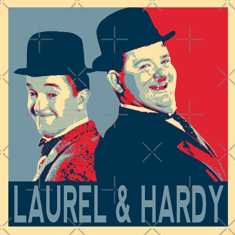 Laurel and Hardy: Stickers | Redbubble