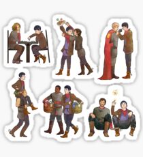 Merlin & the Knights -- sticker set Sticker