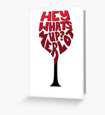 Trap Merlot Greeting Card