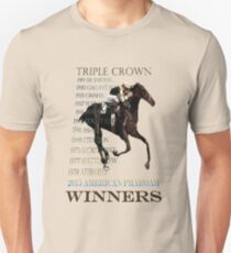 Dreifacher Crown Winners 2015 amerikanischer Pharoah Slim Fit T-Shirt