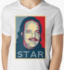Ron Jeremy Hope? Pornstar Men's V-Neck T-Shirt