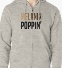 MELANIN POPPIN' Zipped Hoodie