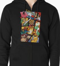 Dairanto Smash Bros Zipped Hoodie