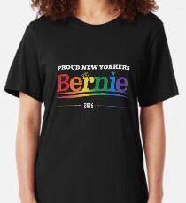 Proud New Yorkers For Bernie Slim Fit T-Shirt