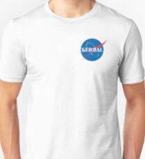 Camiseta unisex Kerbal Space Program NASA logo (small)