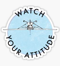 Watch Your Attitude - Inverted Cessna 172 Sticker