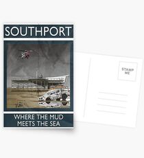 Southport - Where The Mud Meets The Sea Postcards