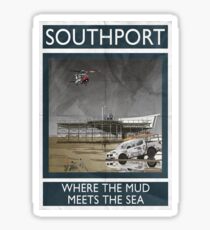 Southport - Where The Mud Meets The Sea Sticker