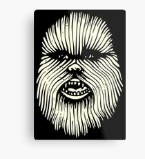 HAIRY Metal Print