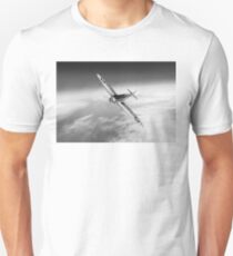 Silver Spitfire PRMk XIX PS852 black and white version Unisex T-Shirt