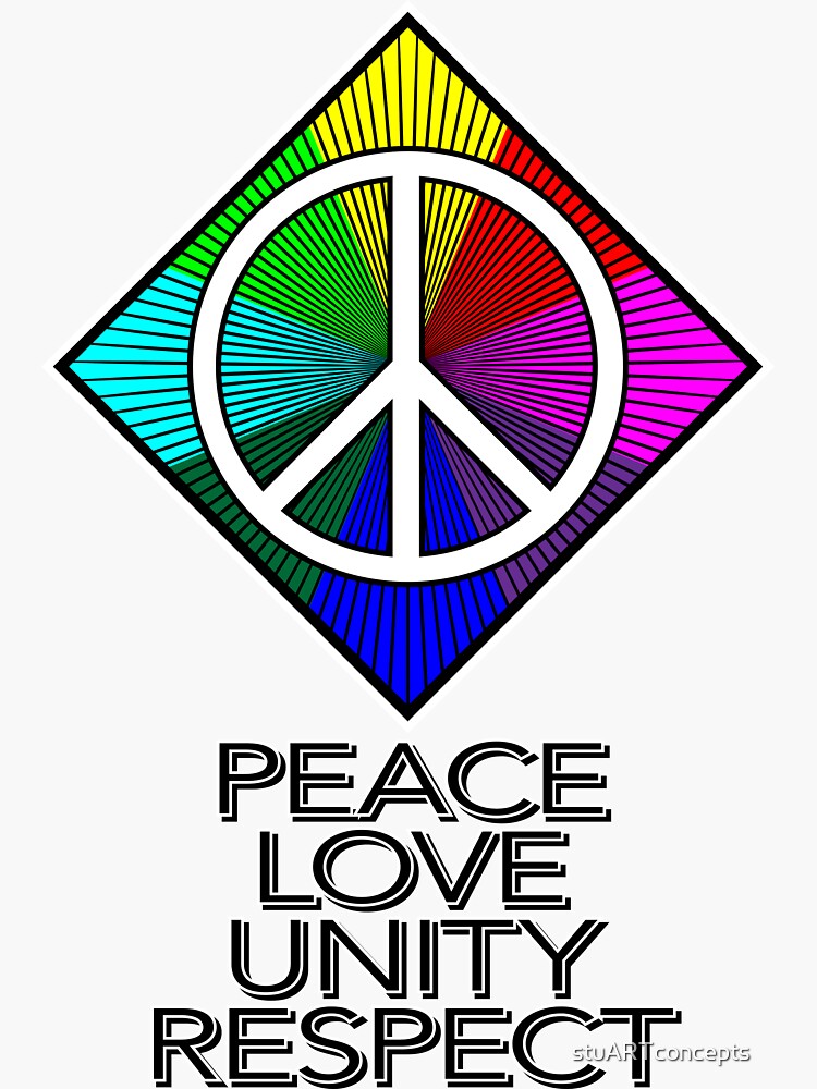 Peace unity. Peace Love Unity and having fun.