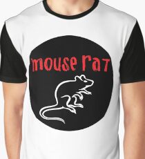 Mouse Rat Circle Graphic T-Shirt
