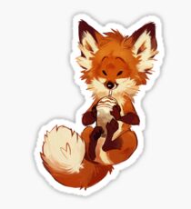 Frappé Fox Sticker
