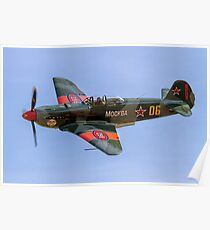 Yakovlev Yak-9UM yellow 06 HB-RYA Poster