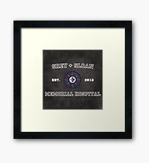 Grey + Sloan Charcoal Framed Print