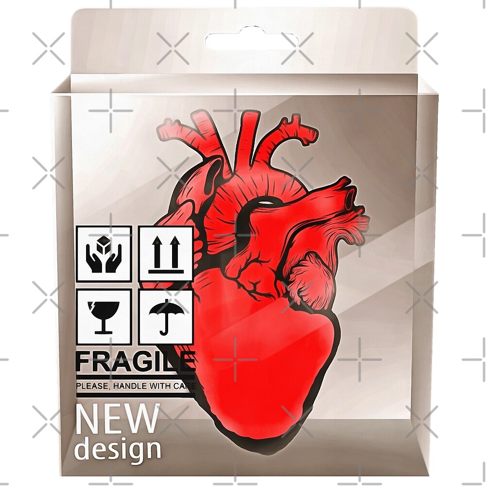 "fragile heart" by MXanwar Redbubble