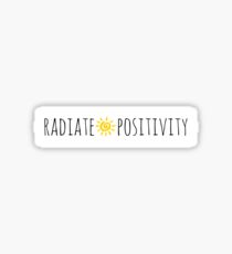 Strahlenpositivität Sticker