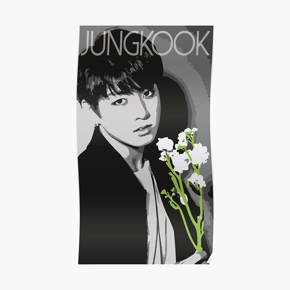 Poster « BTS - Jungkook », par ScissorCrazy | Redbubble