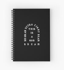 Ultralight Beam - Black and White Spiral Notebook