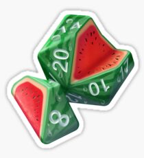 Diced Watermelon Sticker