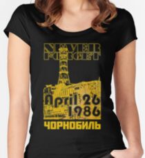CHERNOBYL 30th Anniversary Women's Fitted Scoop T-Shirt