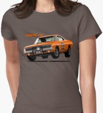 General Lee Dodge Charger Women's Fitted T-Shirt
