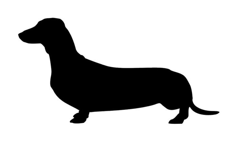 "weiner dog silhouette" by mattybraps98 | Redbubble