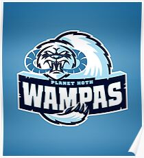 Planet Hoth Wampas Poster
