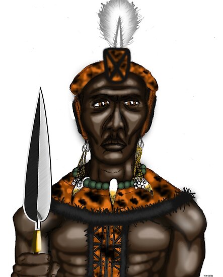 "King Shaka Zulu (Large Print)" Poster by tenchimuyo4ever ...