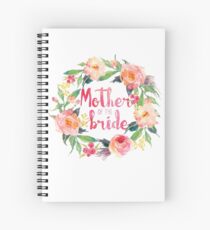 Mutter der Braut Aquarell Rosen Spiralblock
