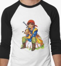 Camiseta ¾ estilo béisbol Dragon Quest 8
