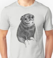 Sweet Black Pug Unisex T-Shirt