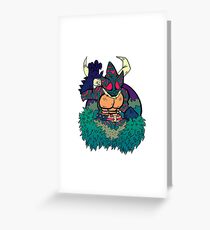 AH-MAH-ZON Greeting Card