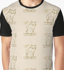 Confused Owl Graphic T-Shirt