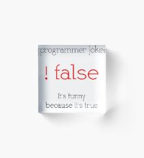 programmer Acrylic Block