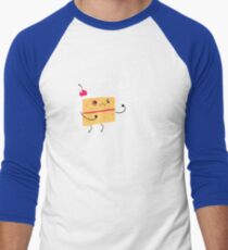 Angry Cake Men's Baseball ¾ T-Shirt