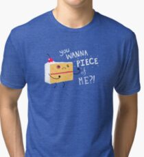 Angry Cake Tri-blend T-Shirt