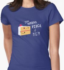 Angry Cake Women's Fitted T-Shirt